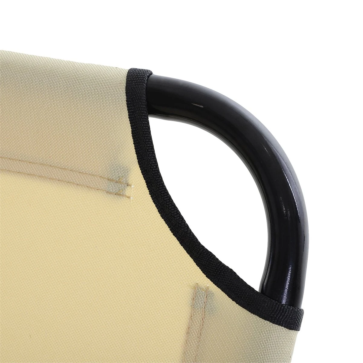 Outsunny Tumbona Plegable Reclinable Con Ángulo Ajustable De 5 Posiciones Para Jardín Exterior Piscina Terraza Camping Carga 120 Kg 190x56x28 Cm Beige 10 Outsunny Tumbona Plegable Reclinable Con Ángulo Ajustable De 5 Posiciones Para Jardín Exterior Piscina Terraza Camping Carga 120 Kg 190x56x28 Cm Beige - Imagen 8