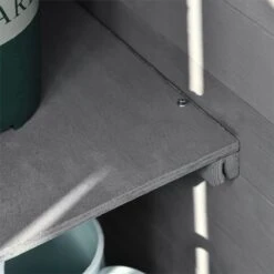 Outsunny Caseta De Jardín De Madera 139x75x160 Cm Cobertizo Para Almacenaje De Herramientas Con Estantería Movible Puertas Con Cerrojo Techo Asfáltico Gris -OUTSUNNY TIENDA c1f363e43d7dbd6e0fc7e59dfa5e49fbf9f7e2b5 1a31683b29d547ea906e42d73155206f