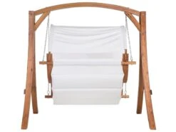 Columpio De Madera De Alerce Oscura/beige Crema APRILIA -OUTSUNNY TIENDA c58971b1d6ca8e68ed07da725cb704cf9343d836 8648fb380bb54b689dbb77a709291a6f