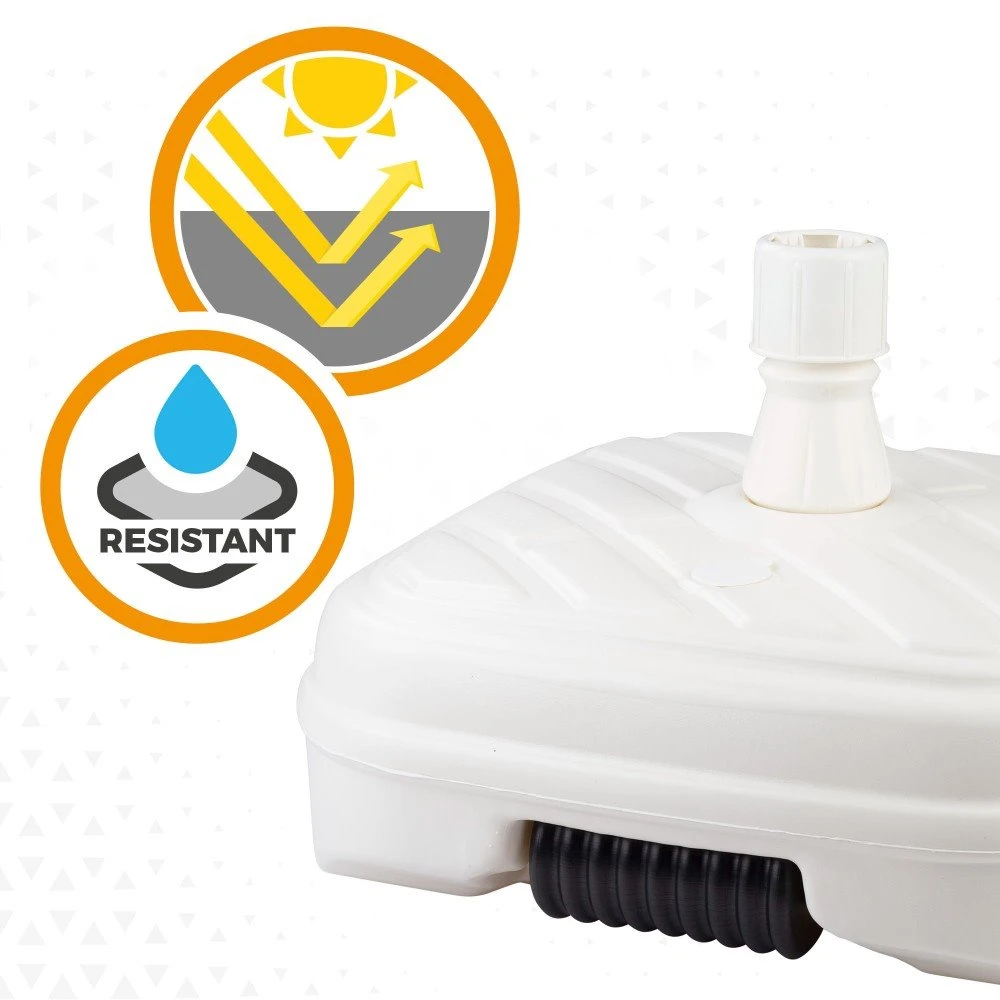 Base Para Sombrilla Cuadrada Blanca 33-48 Mm Aktive 9 Base Para Sombrilla Cuadrada Blanca 33-48 Mm Aktive - Imagen 7