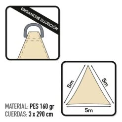 Toldo Sombreo Triangular Aktive Garden Color Crema 8 Toldo Sombreo Triangular Aktive Garden Color Crema -OUTSUNNY TIENDA c69d697915e6b4e269082da2c3a3eca235e03268 b6294e2428904eba8ae1c6344e504916