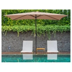 Acomoda Textil – Sombrilla De Jardín Con Forro Anti UV 200 X 300cm. Parasol De Aluminio Con Manivela, Toldo Rectangular Para Terrazas Y Patios. (Beige) -OUTSUNNY TIENDA c7e40c5e3db42a1cd3e29a45d342088575722d17 37ec5a1c24ff4942a0fd71809bf4f971