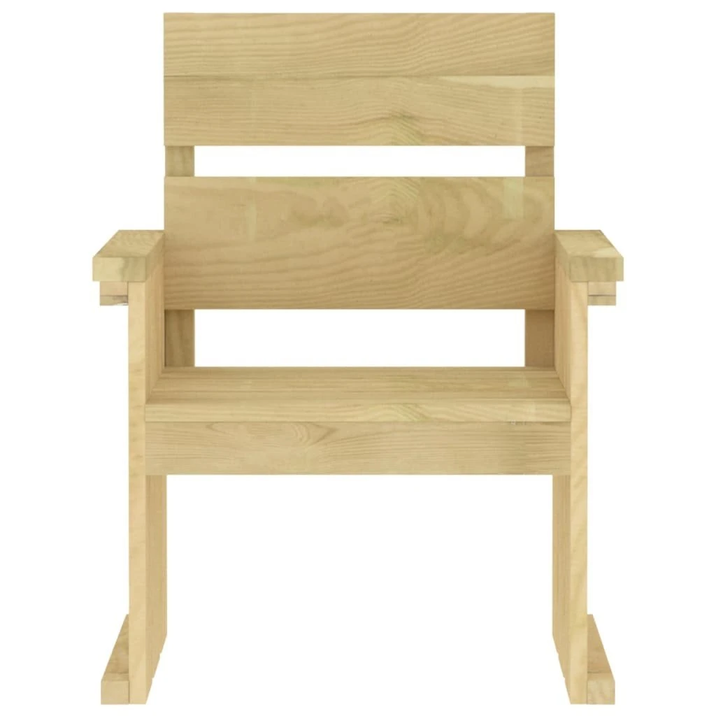 Juego De Comedor De Jardín 4 Piezas Madera De Pino Impregnada VidaXL 6 Juego De Comedor De Jardín 4 Piezas Madera De Pino Impregnada VidaXL - Imagen 4