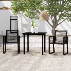 Juego De Comedor Para Jardín 3 Piezas Negro VidaXL 10 Juego De Comedor Para Jardín 3 Piezas Negro VidaXL -OUTSUNNY TIENDA ca5cc1e5235d7d767c80c64f7ebab0660a841c78 8aa0ca91ab214c559b921b4ccb5baf8f