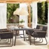 Mesa De Jardín De Aluminio Negro 150 X 90 Cm CANETTO 2 Mesa De Jardín De Aluminio Negro 150 X 90 Cm CANETTO -OUTSUNNY TIENDA cb3498670d0a76aead068fc83d8b7e54178e7ca9 c6a230a43b1940c8a30c9419de2f4685