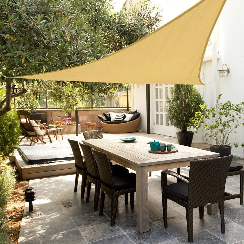 Toldo Sombreo Triangular Aktive Garden Color Crema 4 Toldo Sombreo Triangular Aktive Garden Color Crema - Imagen 2