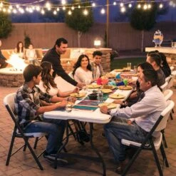 Mesa Rectangular Patas Plegables Blanco Efecto Granito LIFETIME 182 X 76 X 73,5 Cm 14 Mesa Rectangular Patas Plegables Blanco Efecto Granito LIFETIME 182 X 76 X 73,5 Cm -OUTSUNNY TIENDA cc74a04686e9d6cd4371cea3c616726862a97e11 e0cdba36d22143e2b17100b5bf2f6ace