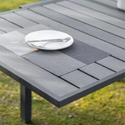 Outsunny Mesa De Jardín Extensible De Aluminio Mesa De Comedor Para Exterior Para 4-6 Personas Carga Max. 70 Kg Para Patio Terraza Balcón 90-180x90x73 Cm Gris 12 Outsunny Mesa De Jardín Extensible De Aluminio Mesa De Comedor Para Exterior Para 4-6 Personas Carga Max. 70 Kg Para Patio Terraza Balcón 90-180x90x73 Cm Gris -OUTSUNNY TIENDA cce5c56f7b66ddbf4a9dad853940126d852ce1da 202cc6e2602a473ba79d22e6866069fb