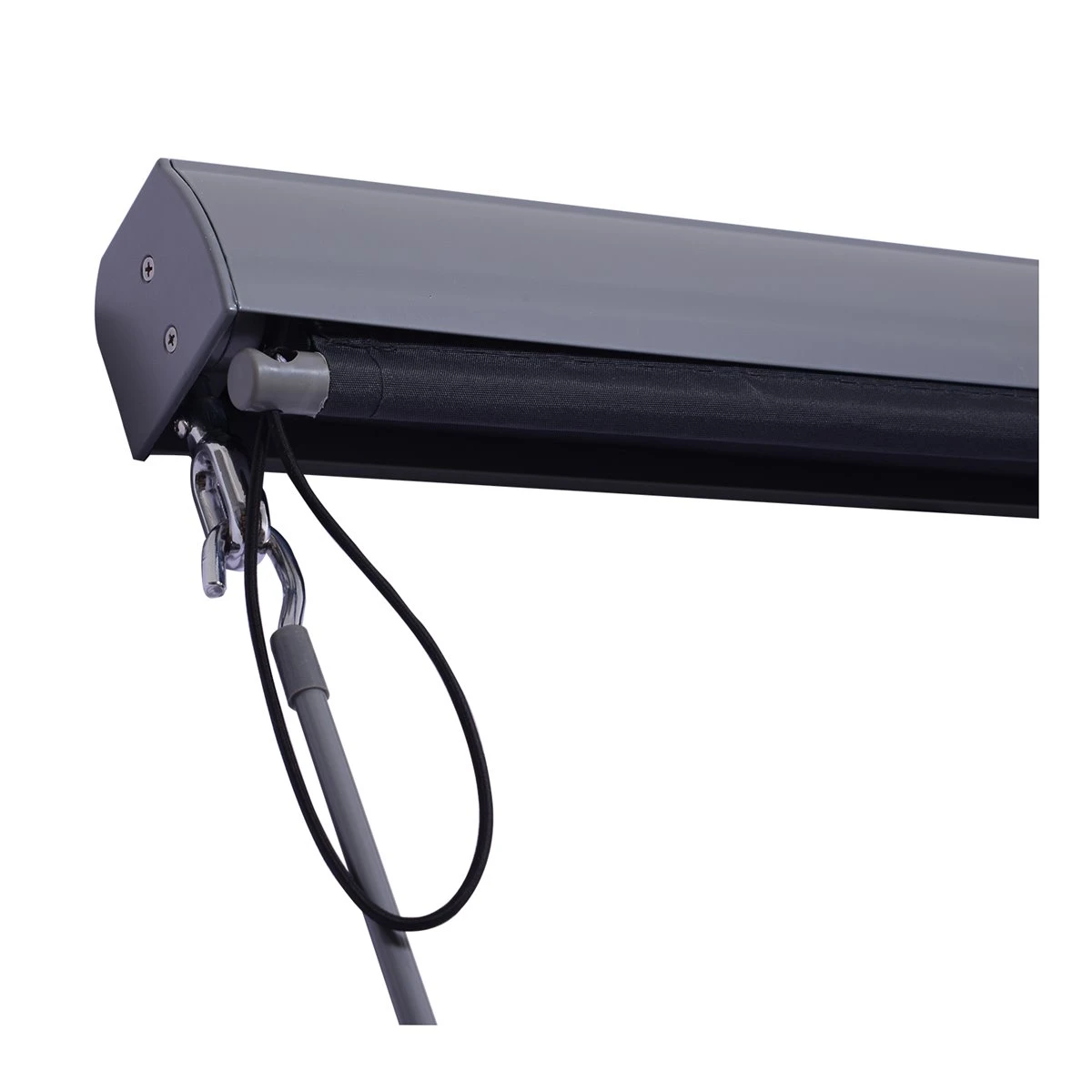 Outsunny Toldo Vertical Enrollable Con Manivela Protección UV Para Interior Y Exterior Balcón Porche Terraza 140x250 Cm Gris 11 Outsunny Toldo Vertical Enrollable Con Manivela Protección UV Para Interior Y Exterior Balcón Porche Terraza 140x250 Cm Gris - Imagen 9