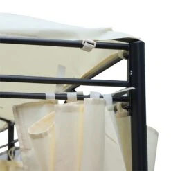 Outsunny Cenador De Jardín 4x3 M Pabellón Con 4 Paredes Laterales Y Techo Con 12 Orificios De Drenaje Marco De Metal Para Reunión Familiar Fiestas Bodas Crema 19 Outsunny Cenador De Jardín 4x3 M Pabellón Con 4 Paredes Laterales Y Techo Con 12 Orificios De Drenaje Marco De Metal Para Reunión Familiar Fiestas Bodas Crema -OUTSUNNY TIENDA cd5654d4df41eadf2a204e807dd7f3881b5055f3 ec34f505c91d40378bb09128e8031235