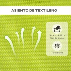 Outsunny Tumbona Mecedora De Jardín Con Reposacabezas Extraíble Sillón Tumbona Ergonómica De Exterior Plegable Tela De Texteline Para Patios Piscina Al Aire Libre 80x154x84 Cm Verde 14 Outsunny Tumbona Mecedora De Jardín Con Reposacabezas Extraíble Sillón Tumbona Ergonómica De Exterior Plegable Tela De Texteline Para Patios Piscina Al Aire Libre 80x154x84 Cm Verde -OUTSUNNY TIENDA cd56fbfee99f828171ffba59d56d35c52fb0120a 6d64980885774c009d94a8413f30b378