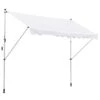 Outsunny Toldo Manual Retráctil Para Exterior 300x150x170-280 Cm Toldo Enrollable Altura Ajustable Con Manivela Protección Solar Para Terraza Balcón Jardín Blanco -OUTSUNNY TIENDA cd6c56b680a989dc76457857510296dbb9de9801 ba354e58866f477abc1e54560ed89c65