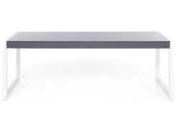 Mesa De Jardín De Metal Gris/blanco Crema 210 X 90 Cm BACOLI -OUTSUNNY TIENDA cddac00e19143b4b61de087ad743b0a65ce1e600 9665e45da1f647b987509aa1f0ecc633