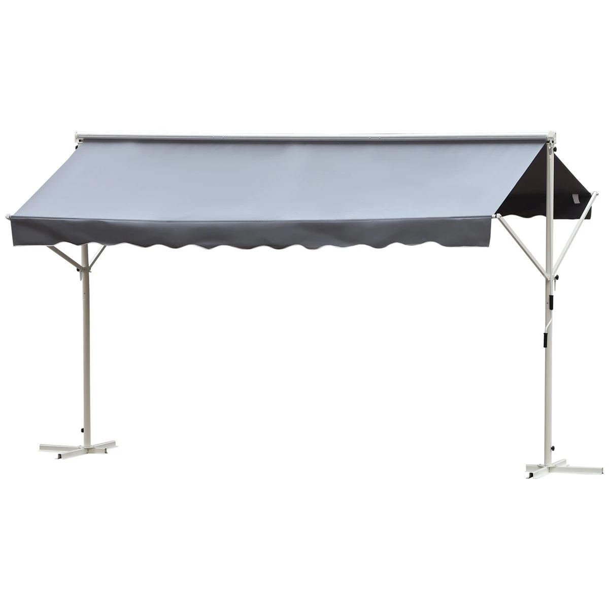 Outsunny Toldo De Pie Independiente 300x295x260 Cm Con Manivela Doble Cara Ángulo Ajustable Portátil Protección Solar Para Jardín Terraza Patio Gris 3 Outsunny Toldo De Pie Independiente 300x295x260 Cm Con Manivela Doble Cara Ángulo Ajustable Portátil Protección Solar Para Jardín Terraza Patio Gris