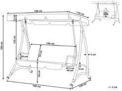 Columpio De Jardín Beige TEMPLE -OUTSUNNY TIENDA cfe811fe8d680bdefdb353f895ac0f7d48793332 a47d6d23ef014f07b23fece1d1a450ad