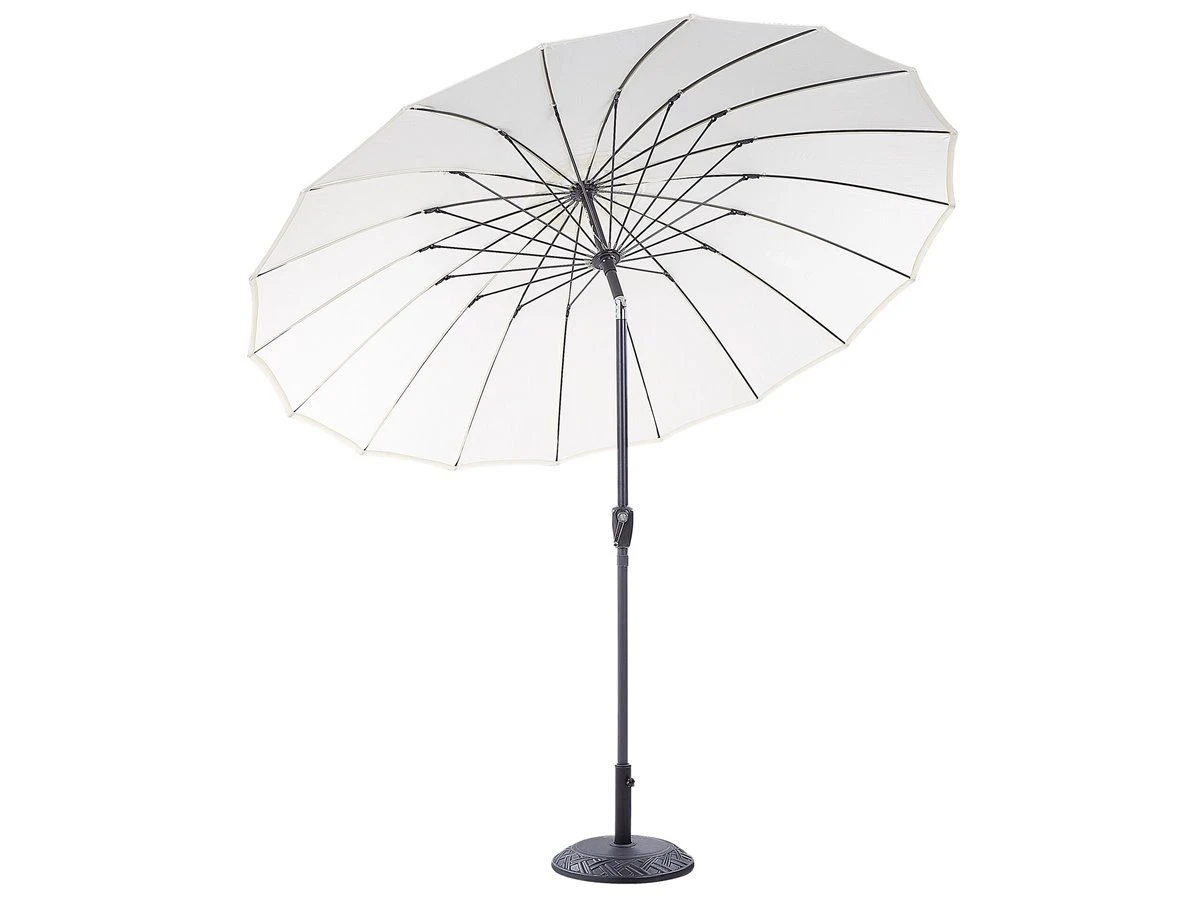 Sombrilla De Poliéster Beige Claro/negro 255 Cm BAIA 7 Sombrilla De Poliéster Beige Claro/negro 255 Cm BAIA - Imagen 5