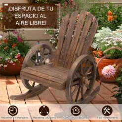 Outsunny Mecedora Rústica De Madera Maciza Para Exteriores Sillón Balancín De Terraza O Jardín 88x68x92 Cm Color Madera Envejecida 15 Outsunny Mecedora Rústica De Madera Maciza Para Exteriores Sillón Balancín De Terraza O Jardín 88x68x92 Cm Color Madera Envejecida -OUTSUNNY TIENDA d2af0b785a0b4e3d4507c797481213d1806c8354 fa05193e311b404fb5e2989d0876cc39