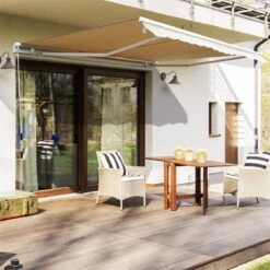 Outsunny Toldo Manual Plegable De Aluminio 295x250cm Ángulo Ajustable Manivela Para Exterior Balcón Jardín Terraza Crema 12 Outsunny Toldo Manual Plegable De Aluminio 295x250cm Ángulo Ajustable Manivela Para Exterior Balcón Jardín Terraza Crema -OUTSUNNY TIENDA d5c893375669412d277aab036bcf576df0e0793d 9d865501099c49fcb5f3810f80365714