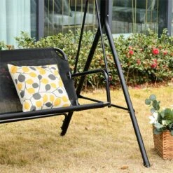 Outsunny Columpio De Jardín De 2 Plazas Silla Balancín Con Parasol Techo Ajustable En Ángulo Terraza Balcón Exterior Carga 200 Kg 172x110x155 Cm Negro 14 Outsunny Columpio De Jardín De 2 Plazas Silla Balancín Con Parasol Techo Ajustable En Ángulo Terraza Balcón Exterior Carga 200 Kg 172x110x155 Cm Negro -OUTSUNNY TIENDA d65c8266b239f15c794d3e6195fae5255d00b47e 52bfc55fcd064e04849c9c63f6734941
