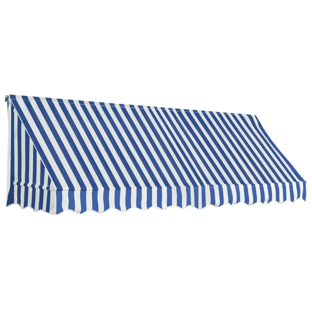 Toldo Para Bar 300x120 Cm Azul Y Blanco VidaXL 3 Toldo Para Bar 300x120 Cm Azul Y Blanco VidaXL