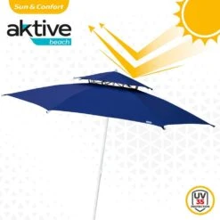 Sombrilla Octogonal 280 Cm Doble Techo Y Protección UV35 + Aktive Beach 11 Sombrilla Octogonal 280 Cm Doble Techo Y Protección UV35 + Aktive Beach -OUTSUNNY TIENDA d8b4dc1b41b316bb8f1b871c25f3aa2da5c0dfa4 b468cdd242724ba09165e8235b26e636