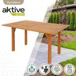 Mesa Jardín Extensible Rectangular Acacia 6 Comensales Aktive 10 Mesa Jardín Extensible Rectangular Acacia 6 Comensales Aktive -OUTSUNNY TIENDA d8d284d32095e3d6e270d3cb244f0eaa8d00f031 34ec74ce25e2470f878820ea42fdd8b6