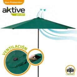 Parasol Hexagonal 250 Cm Color Verde Mástil Aluminio Aktive Garden 11 Parasol Hexagonal 250 Cm Color Verde Mástil Aluminio Aktive Garden -OUTSUNNY TIENDA dbd75669376164c0c075d69aef3a38fe03a2edf2 0c3af491a978488e90f5d6113378d87e