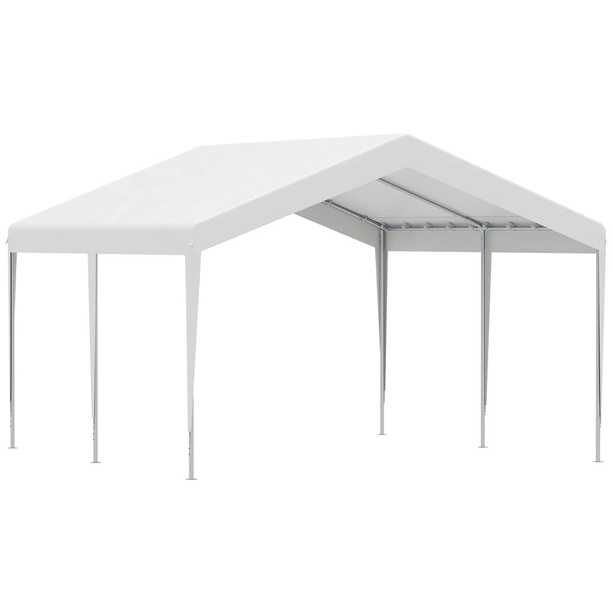 Outsunny Carpa Garaje Para Coche 4x4 M Cochera Portátil Impermeable Pabellón Gazebo De Jardín Patio Exterior Con Accesorios Para Eventos Fiestas Metal Galvanizado Blanco 3 Outsunny Carpa Garaje Para Coche 4x4 M Cochera Portátil Impermeable Pabellón Gazebo De Jardín Patio Exterior Con Accesorios Para Eventos Fiestas Metal Galvanizado Blanco