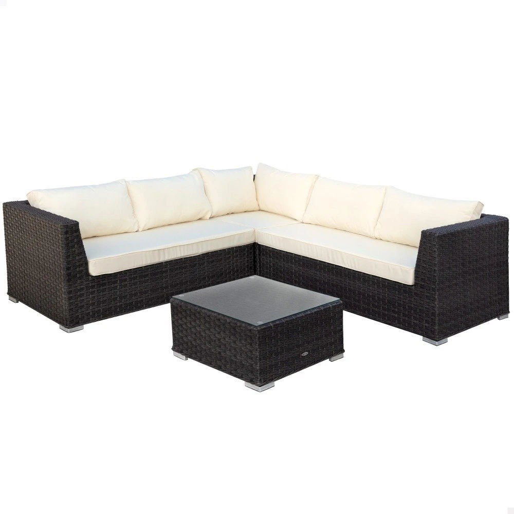 Conjunto Muebles Terraza Sofá Rinconera Modular Con Mesa Aktive 3 Conjunto Muebles Terraza Sofá Rinconera Modular Con Mesa Aktive