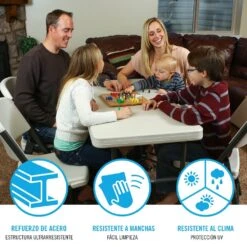 Mesa Patas Plegables Rectangular Crema LIFETIME 122 X 61 X 74 Cm 13 Mesa Patas Plegables Rectangular Crema LIFETIME 122 X 61 X 74 Cm -OUTSUNNY TIENDA dd413c9d4476b14a7d53fecdb465318cc62889bc 737dfdde1dbf4dcabc02ba66a86f6905