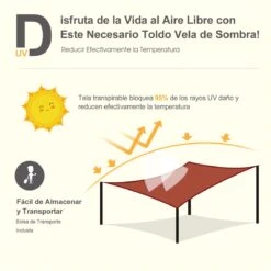 Outsunny Toldo Vela Rectángulo 3x4m Vela De Sombra Para Terraza Jardín Camping Resistente Al Agua Protección UV Poliéster Color Oxido Rojo 11 Outsunny Toldo Vela Rectángulo 3x4m Vela De Sombra Para Terraza Jardín Camping Resistente Al Agua Protección UV Poliéster Color Oxido Rojo -OUTSUNNY TIENDA de070259551ab9856dc4cab4da40e9061247b49c 6e90d6484a6c40e891714518e500f09f