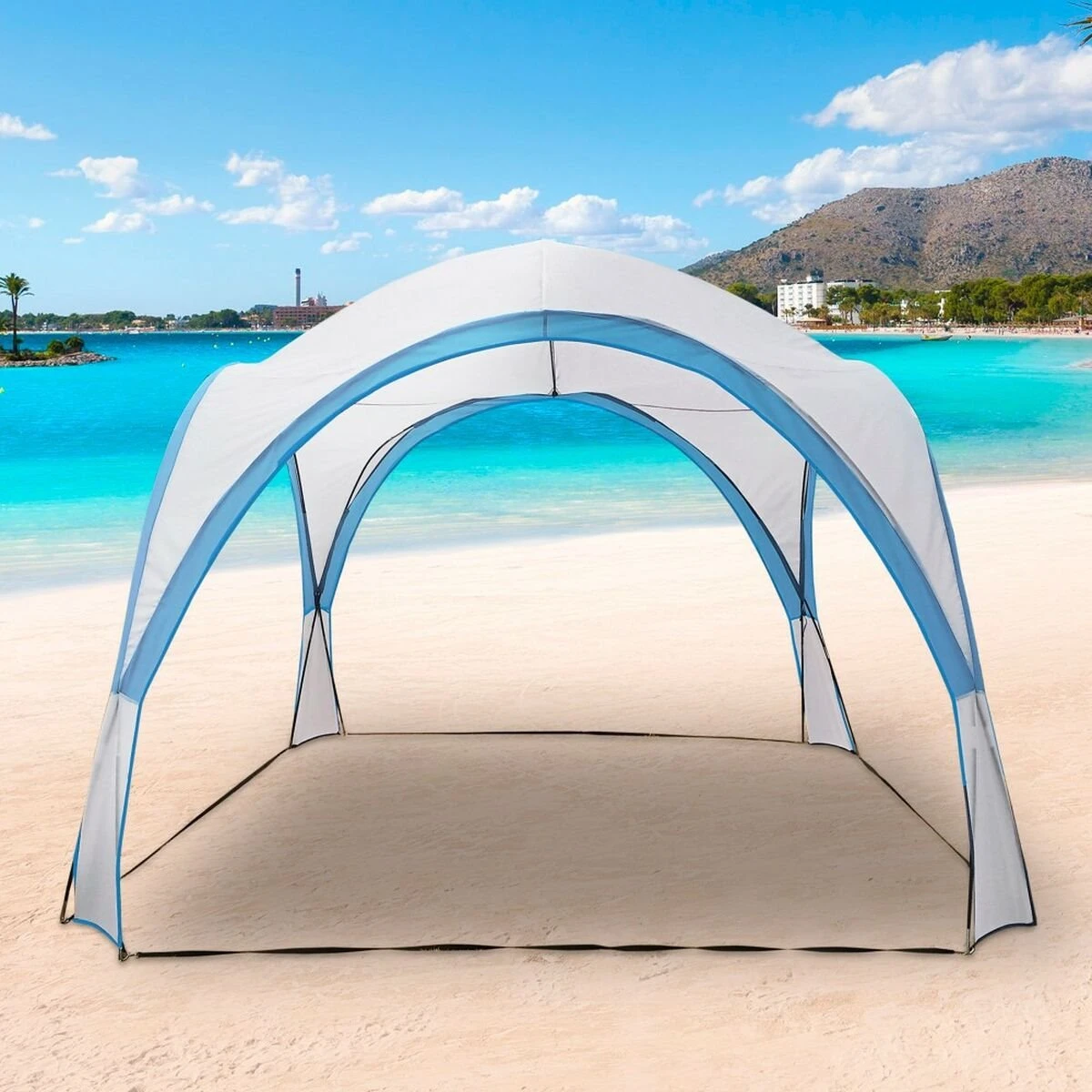 Carpa Para Playa Aktive De Acampada 320 X 260 X 320 Cm 4 Carpa Para Playa Aktive De Acampada 320 X 260 X 320 Cm - Imagen 2
