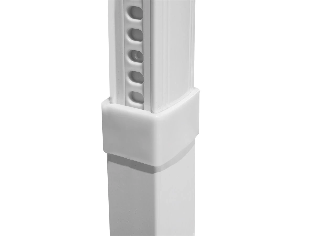 Sombrilla Voladiza De Poliéster Gris Oscuro/blanco 300 Cm SAVONA 10 Sombrilla Voladiza De Poliéster Gris Oscuro/blanco 300 Cm SAVONA - Imagen 8