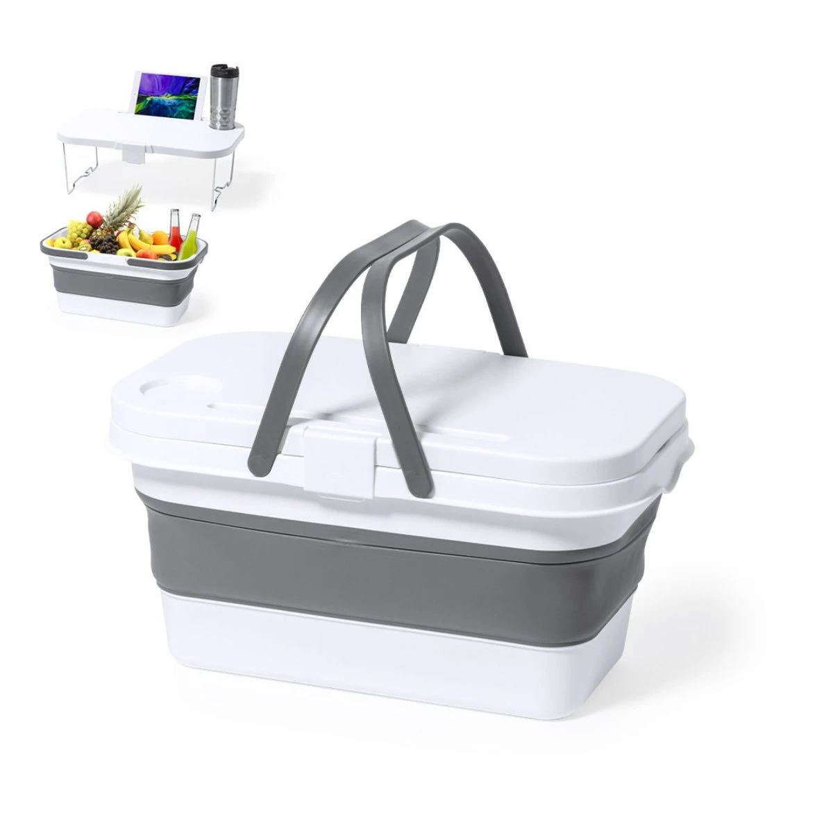 Cesta Nevera Para Picnic Plegable Y Multifunción 3 Cesta Nevera Para Picnic Plegable Y Multifunción