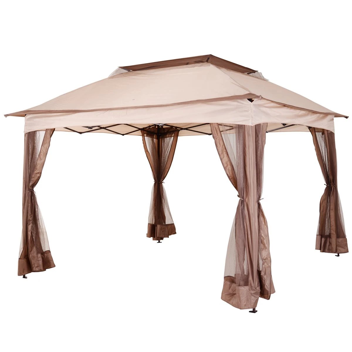 Outsunny Carpa Plegable 3.25x3.25m Gazebo Pabellón Cenador Jardín Doble Techo Mosquitera Bolsa Transporte Marco Acero Tela Poliéster Resistente De Agua 3 Outsunny Carpa Plegable 3.25x3.25m Gazebo Pabellón Cenador Jardín Doble Techo Mosquitera Bolsa Transporte Marco Acero Tela Poliéster Resistente De Agua
