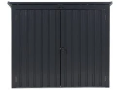 Cobertizo De Jardín De Metal Gris Grafito 134 Cm MOENA -OUTSUNNY TIENDA e562dc2a6e1d59f101db061a1f29b738d2366f68 1ef6d4d095b2433582d735b929859ed4