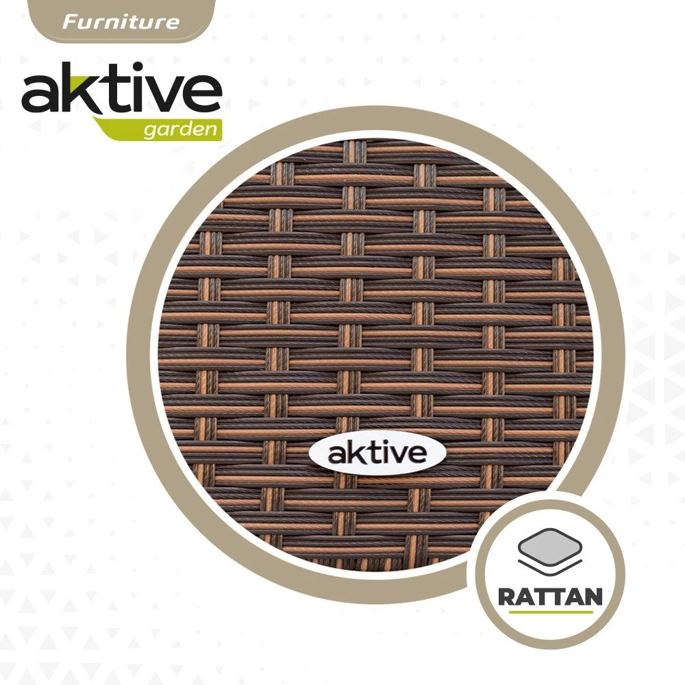 Conjunto Muebles Terraza Con Sillones Y Mesita Ratán Aktive 7 Conjunto Muebles Terraza Con Sillones Y Mesita Ratán Aktive - Imagen 5