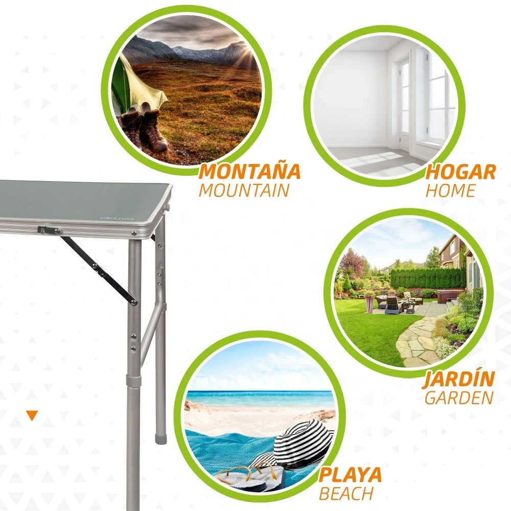 Mesa Plegable De Camping Aktive 7 Mesa Plegable De Camping Aktive - Imagen 5