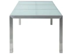 Mesa De Comedor De Metal/vidrio Templado Transparente/plateado 220 X 100 Cm GROSSETO 19 Mesa De Comedor De Metal/vidrio Templado Transparente/plateado 220 X 100 Cm GROSSETO -OUTSUNNY TIENDA e81e5cd15f643470d74507f9b19a5988bf7c9f4b 9c959679b7e941828d08e230b3e87531