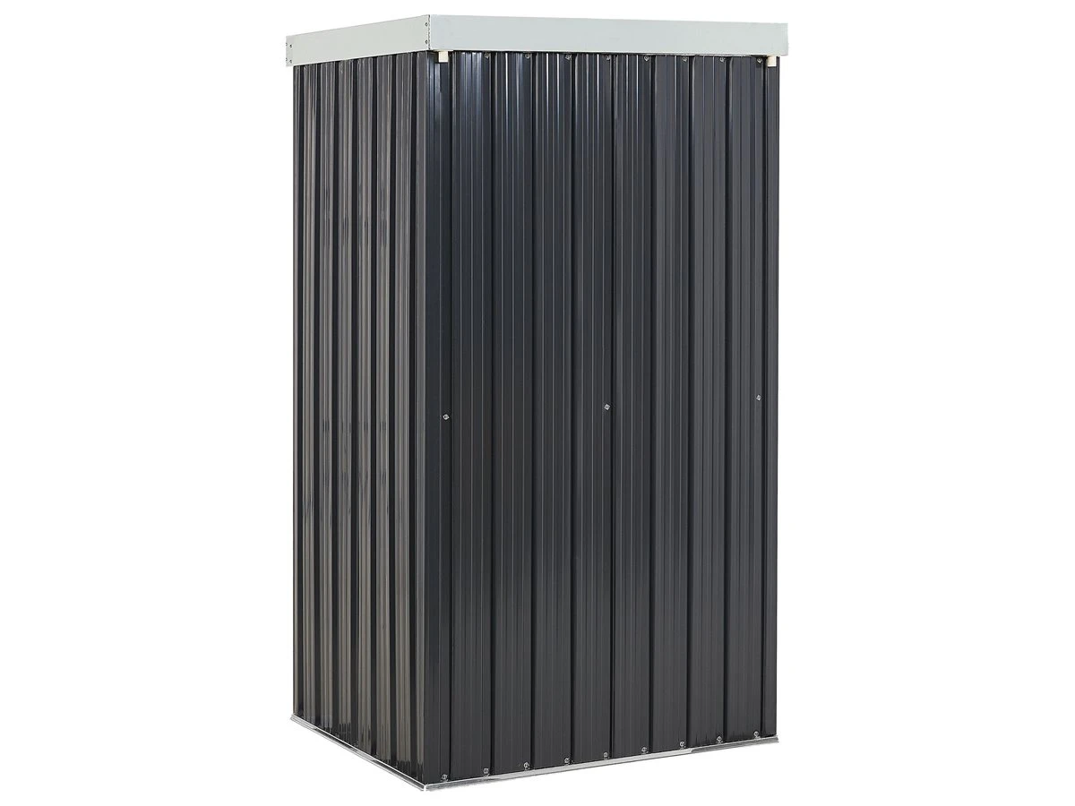 Cobertizo De Jardín De Metal Gris Grafito/blanco Crema 180 Cm UMBRIA 10 Cobertizo De Jardín De Metal Gris Grafito/blanco Crema 180 Cm UMBRIA - Imagen 8