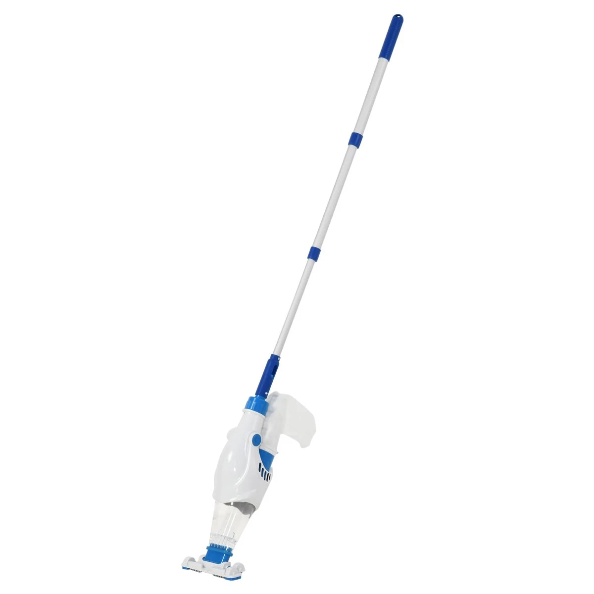 Outsunny Aspirador Limpiafondos Para Piscina Manual Eléctrico Autonomía 45 Minutos Con Poste Telescópico 54-113 Cm Cepillo Y Bolsa De Malla Para Estanques Spas 161x20x17 Cm Blanco 10 Outsunny Aspirador Limpiafondos Para Piscina Manual Eléctrico Autonomía 45 Minutos Con Poste Telescópico 54-113 Cm Cepillo Y Bolsa De Malla Para Estanques Spas 161x20x17 Cm Blanco - Imagen 8