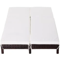 Outsunny Conjunto De Tumbona Exterior De Ratán 2 Plazas Con Cojines Acolchados Resistente Al Agua Con Respaldo Regulable De 5 Niveles Soporta 220 Kg 195x120x28 Cm Marrón 25 Outsunny Conjunto De Tumbona Exterior De Ratán 2 Plazas Con Cojines Acolchados Resistente Al Agua Con Respaldo Regulable De 5 Niveles Soporta 220 Kg 195x120x28 Cm Marrón -OUTSUNNY TIENDA eaeb586468c846615ba8b6b8ee8f36f42fae5409 484350c19c2e40d9ae375ead3ba78436