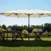 Sombrilla De Jardín Con Doble Toldo Gris Beige 460 Cm SIBILLA -OUTSUNNY TIENDA ed81d3a5b90cd361e38668456c5dfb6bbdd4218b 0ea6ea6c175f4cc8912f77082ed97286
