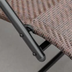 Outsunny Tumbona Mecedora De Exterior Con Reposabrazos Reposacabezas Y Efecto De Ratán Para Jardín Terraza Patio Carga Máx. 160 Kg 61x160x79 Cm Marrón -OUTSUNNY TIENDA edddc94726b8fadee7dc816ee5f20d49fed2e06a 243fc35a69474d43a0d1f9ce6d43f40b