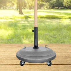 Acomoda Textil – Base De Sombrilla Ajustable Redonda 50 Cm ø Con Ruedas Para Jardín, Patio, Terraza. Soporte De Parasol 25 Kg Resistente, Manejable Con Doble Asa. (Redonda Con Ruedas 50 Cm ø) 7 Acomoda Textil – Base De Sombrilla Ajustable Redonda 50 Cm ø Con Ruedas Para Jardín, Patio, Terraza. Soporte De Parasol 25 Kg Resistente, Manejable Con Doble Asa. (Redonda Con Ruedas 50 Cm ø) -OUTSUNNY TIENDA ef6b9808a3fa654ce98bdd8a5515fae2a725176b 0785f656bb8747a690df0e0c4a9b9df1