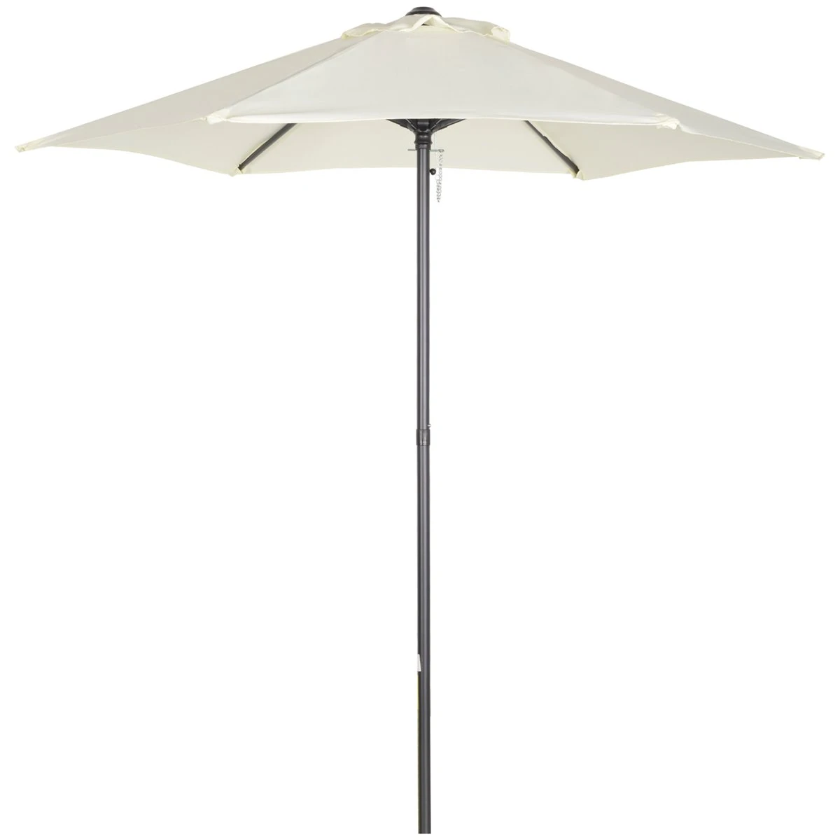 Outsunny Sombrilla De Jardín Ø2x2 M Parasol Mástil De Aluminio Con Techo De Ventilación Pestillo De Fijación Y Poste Desmontable Para Terraza Patio Exterior Beige 3 Outsunny Sombrilla De Jardín Ø2x2 M Parasol Mástil De Aluminio Con Techo De Ventilación Pestillo De Fijación Y Poste Desmontable Para Terraza Patio Exterior Beige