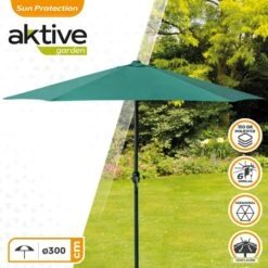 Parasol Hexagonal D300 Cm Color Verde Aktive Garden 10 Parasol Hexagonal D300 Cm Color Verde Aktive Garden -OUTSUNNY TIENDA f2a235957c4ccf3d3341430b93154e780a569afc b0d70f97822942778864cdba61482b07