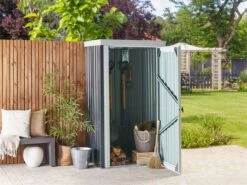 Cobertizo De Jardín De Metal Gris Grafito/blanco Crema 180 Cm UMBRIA 17 Cobertizo De Jardín De Metal Gris Grafito/blanco Crema 180 Cm UMBRIA -OUTSUNNY TIENDA f65d08a2bb12b5abbfbd6ef500c404cf302e53a8 af210f459d0342eca6e75f16c363eb69