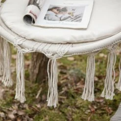 Outsunny Silla Colgante Redondo De Ø60 Cm Silla Hamaca Columpio Con Cojín Y Cuerda De Algodón Para Interior Y Exterior 80x80x42 Cm Beige 13 Outsunny Silla Colgante Redondo De Ø60 Cm Silla Hamaca Columpio Con Cojín Y Cuerda De Algodón Para Interior Y Exterior 80x80x42 Cm Beige -OUTSUNNY TIENDA f6a647f4da6c15d79a4a11af8ada8062a6d22310 a2ebfaca24574ab5a1c4d21ae99db017