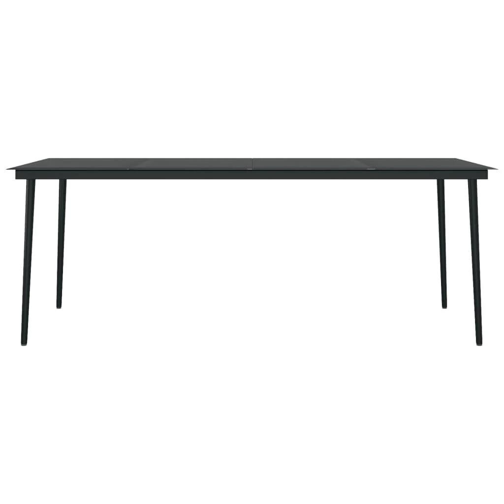 Juego De Comedor Para Jardín 7 Piezas Gris Oscuro VidaXL 8 Juego De Comedor Para Jardín 7 Piezas Gris Oscuro VidaXL - Imagen 6